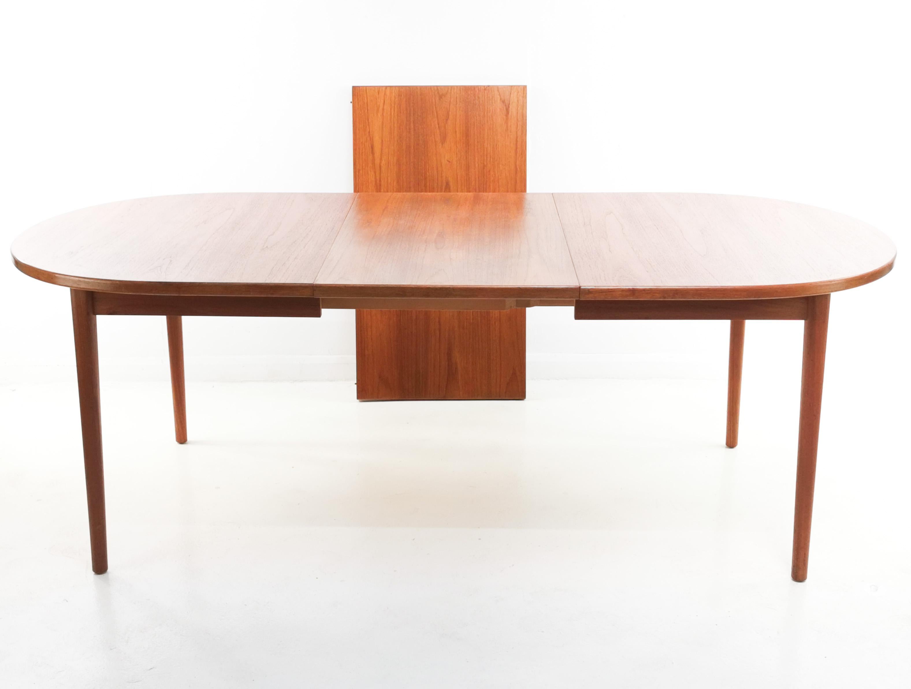 20th Century 1970s Teak Extending Dining Table by Nils Jonsson for Troeds Midcentury