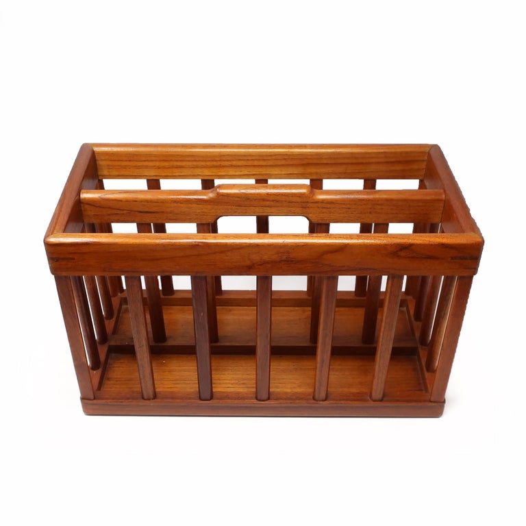 1970s, Teak Magazine Rack For Sale at 1stDibs