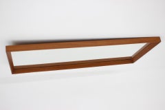 1970s Teak Wall Mirror, Denmark