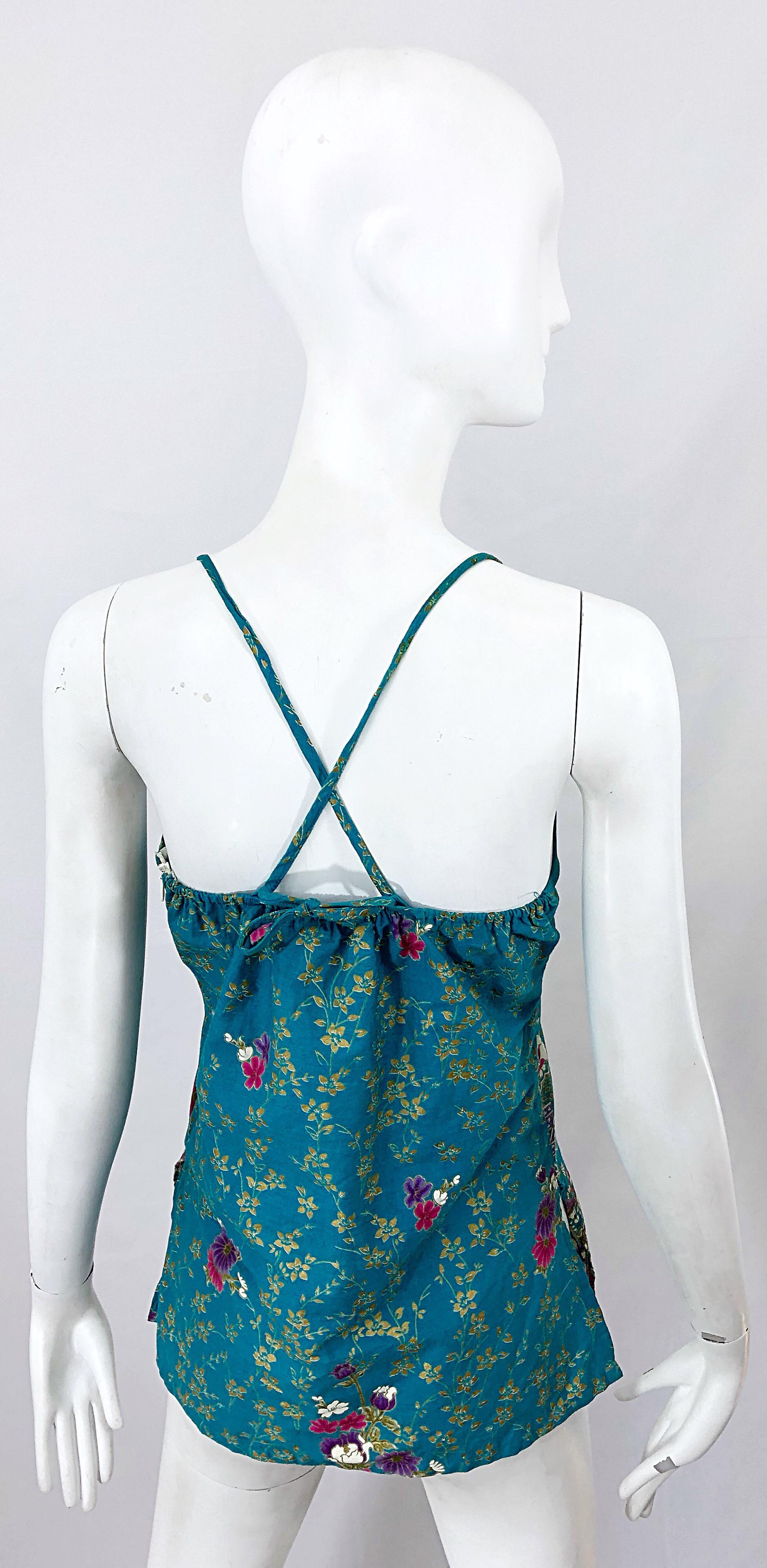 70s halter top with collar