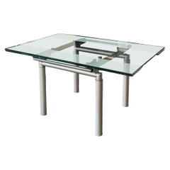 1970
s Tecno Spa Extendable Glass Table