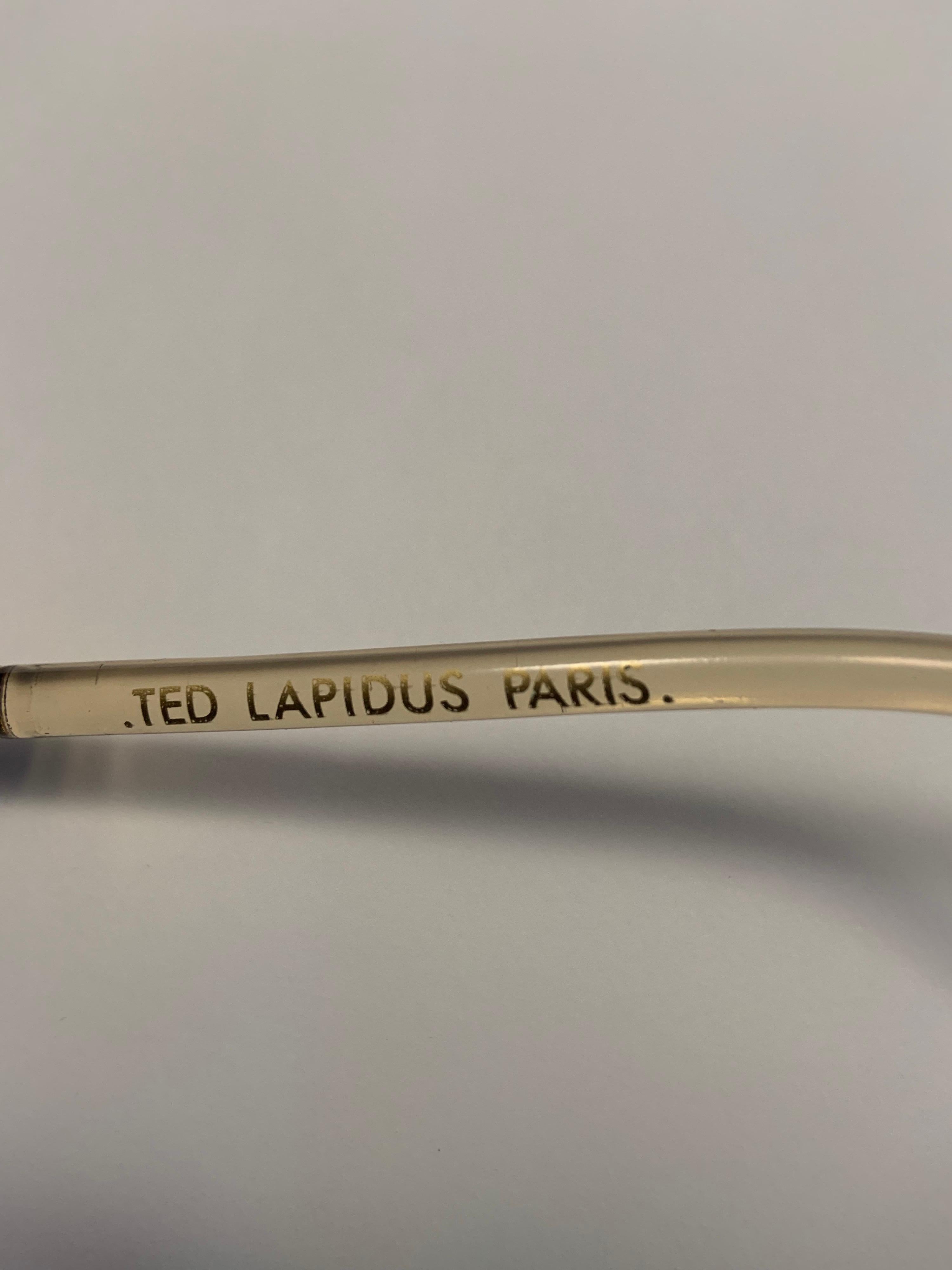 1970's Ted Lapidus Oversized Sunglasses In Excellent Condition In New Hope, PA