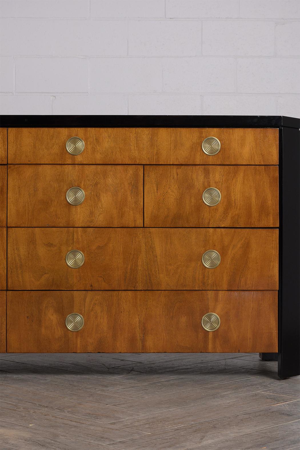 Carved 1970s Ten-Drawer Dresser by Baker Special Edition