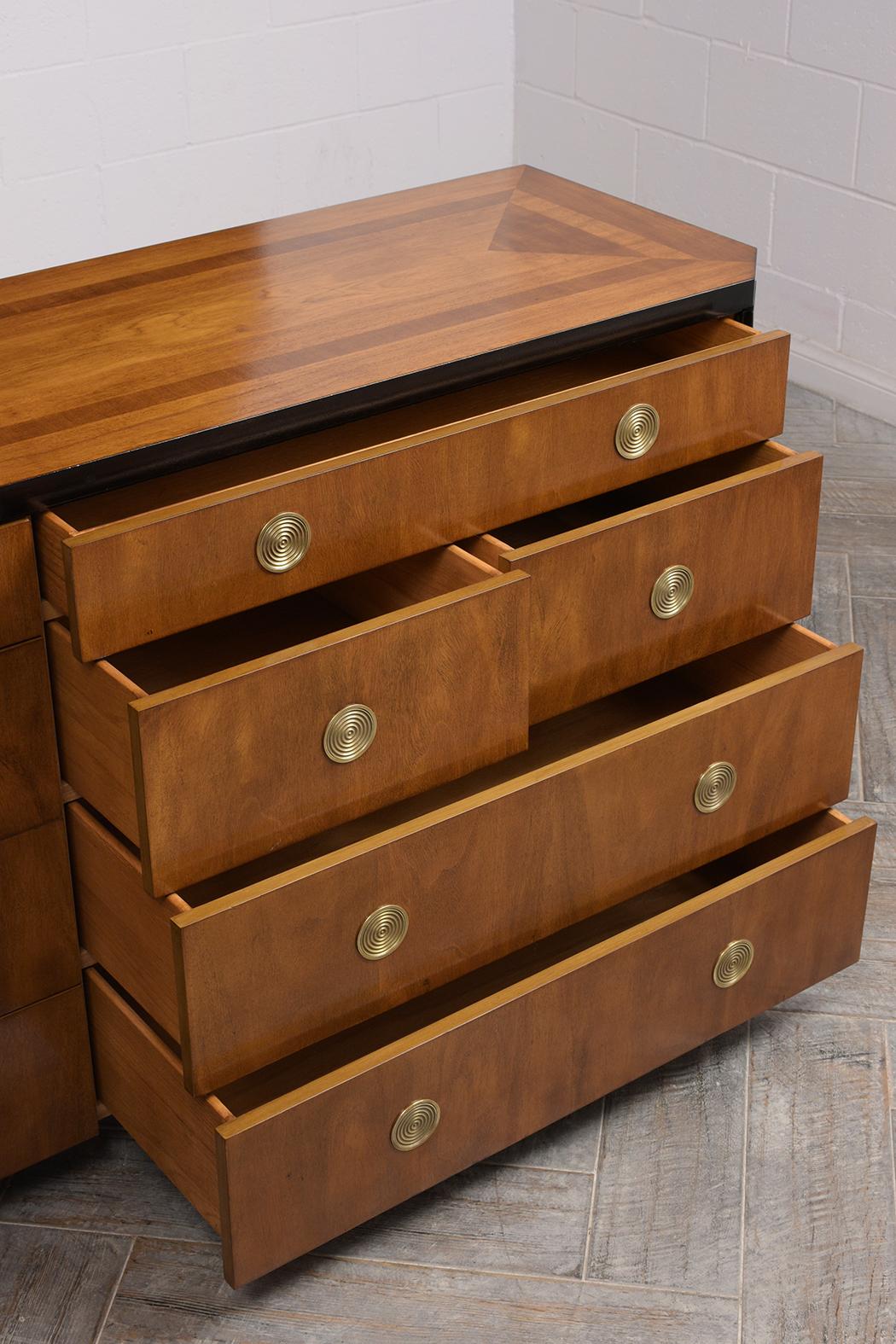 Brass 1970s Ten-Drawer Dresser by Baker Special Edition