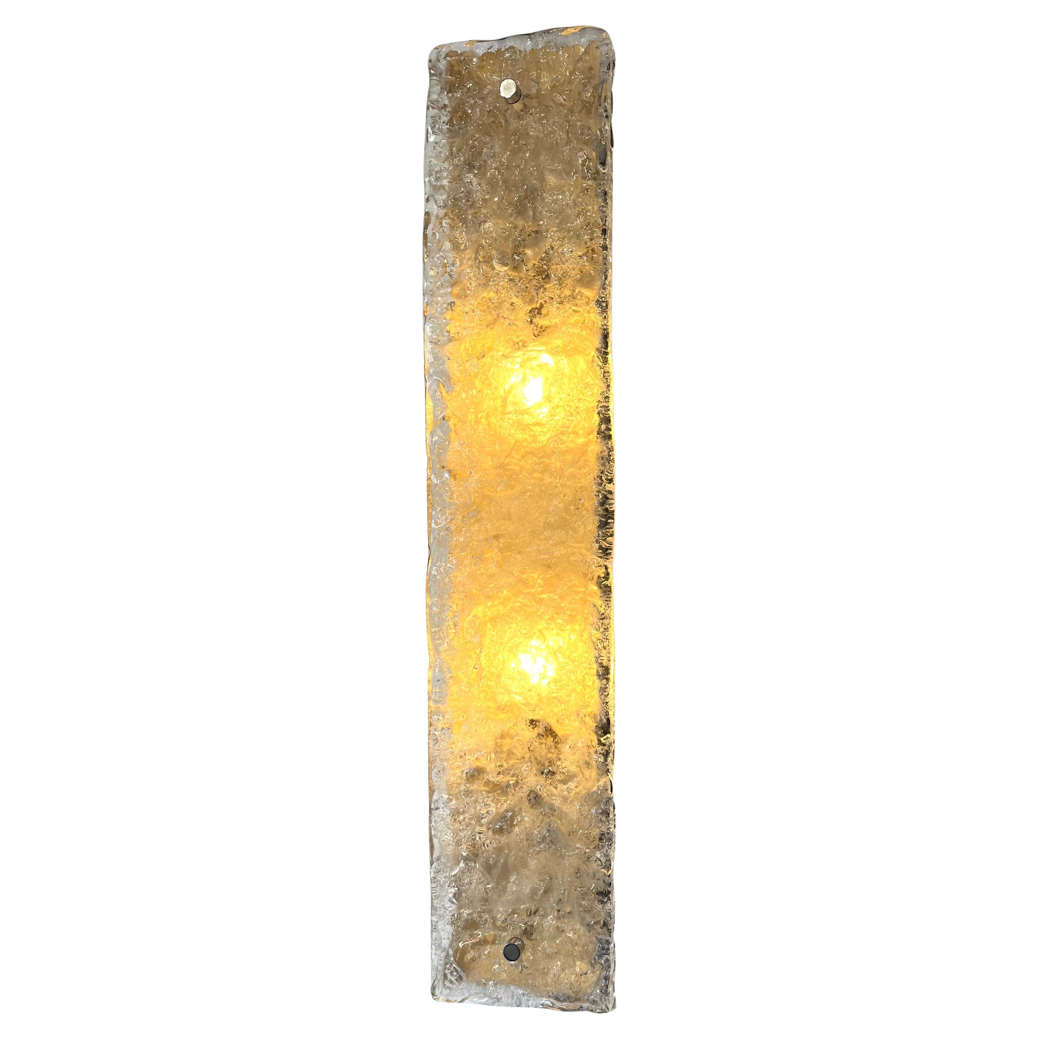 Aplique de cristal y metal lacado de los años 70 al estilo de Serge Mouille Francés en venta