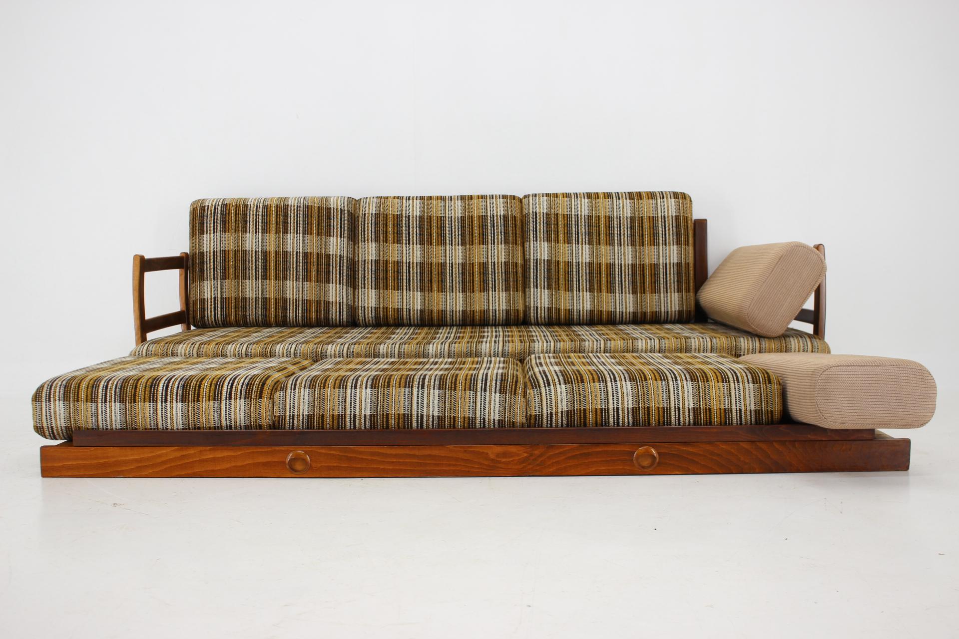 1970s Three Seater Sofa by Drevotvar, Czechoslovakia 5