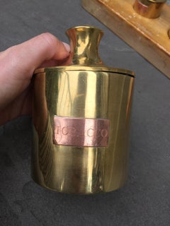 1970s Tobacco / Pills / Matches / Things, Brass, 5-Piece Set