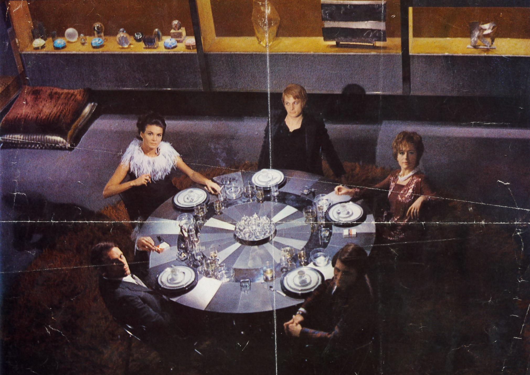 1970s Topazio Dining Set by Romeo Rega for Mario Sabot For Sale 3