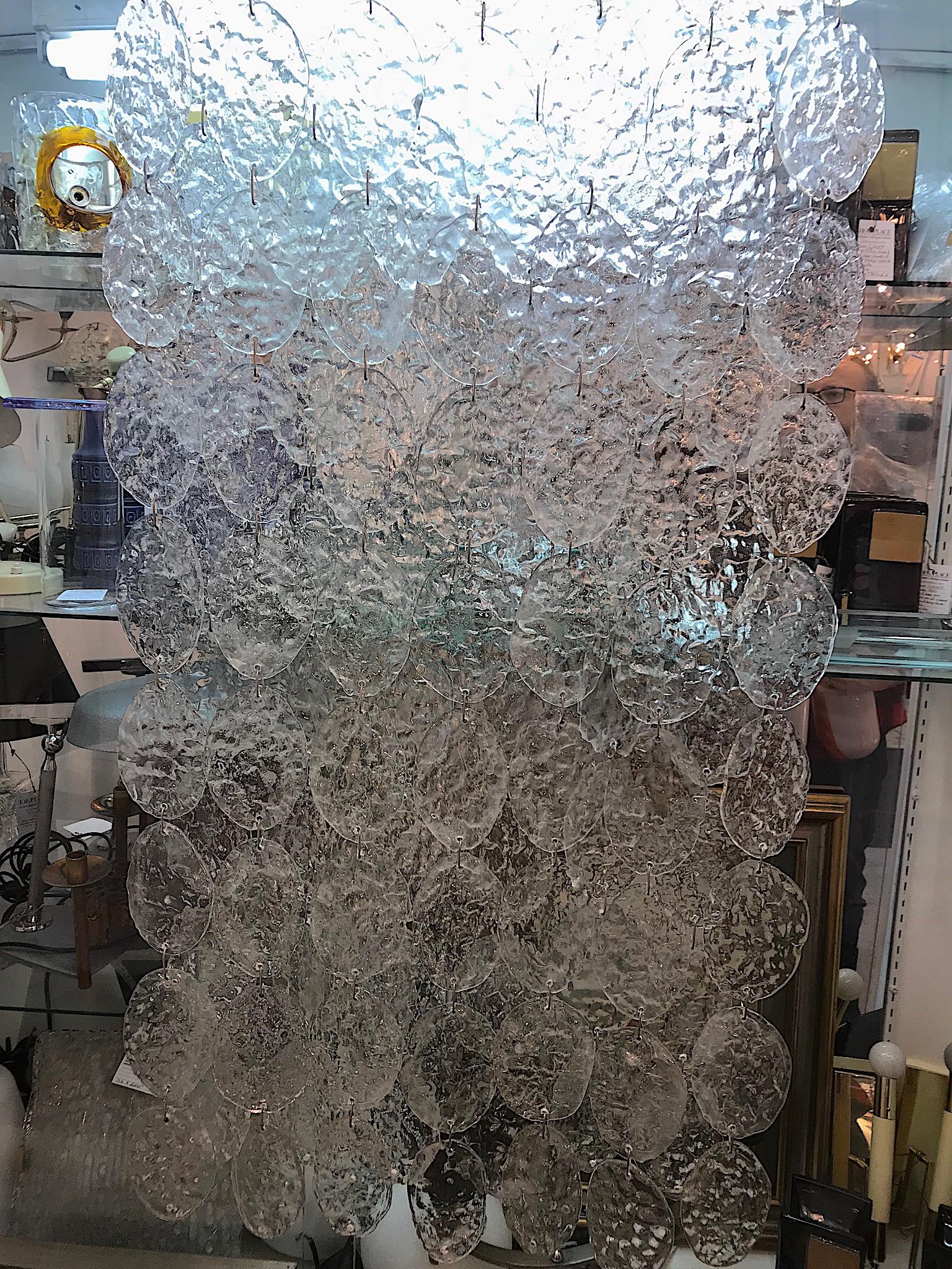 1970s Torcello Glass Disk Curtain by Gino Vistosi 2