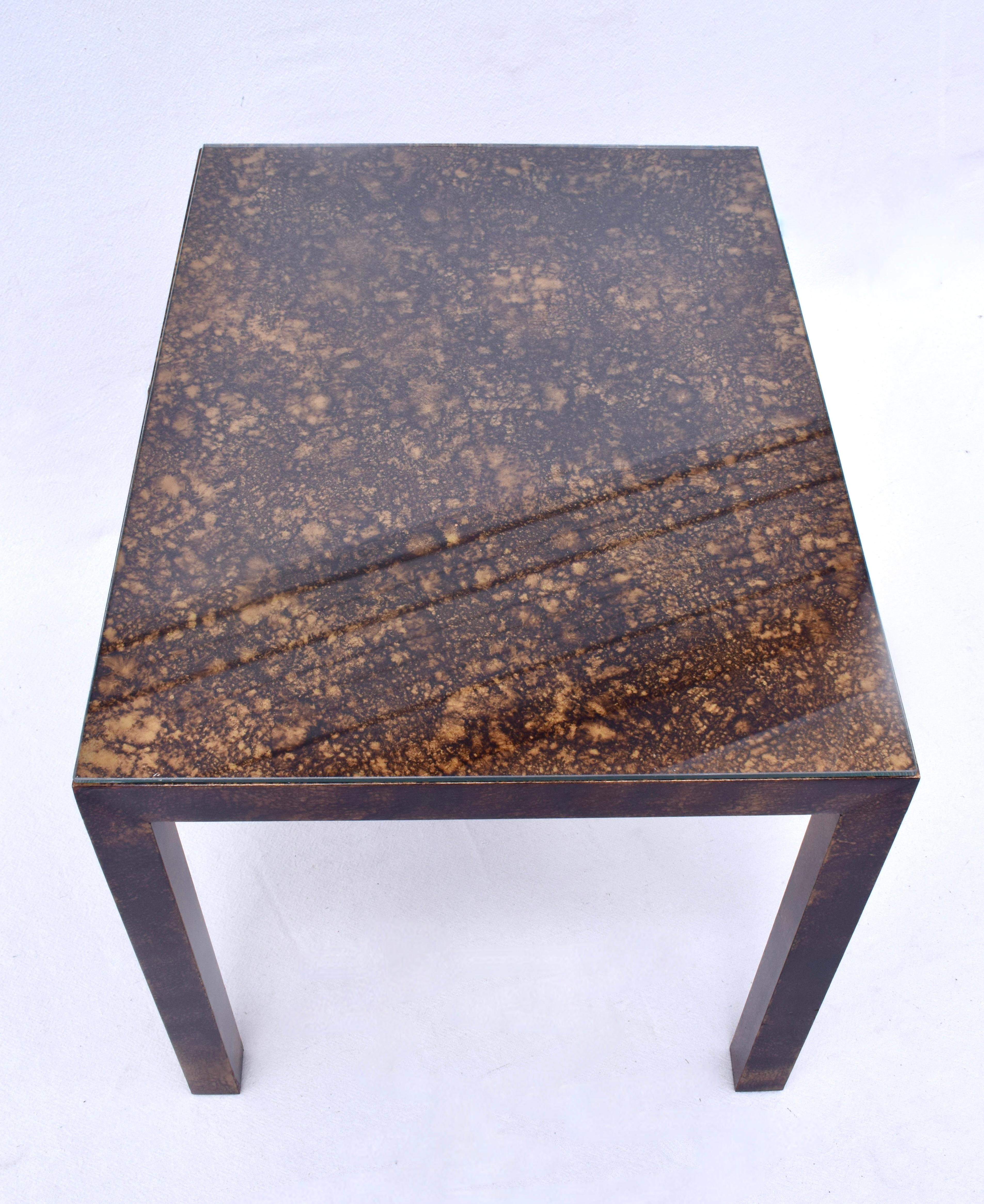 20th Century 1970's Tortoise Parsons Side Tables by Lane Furniture Company