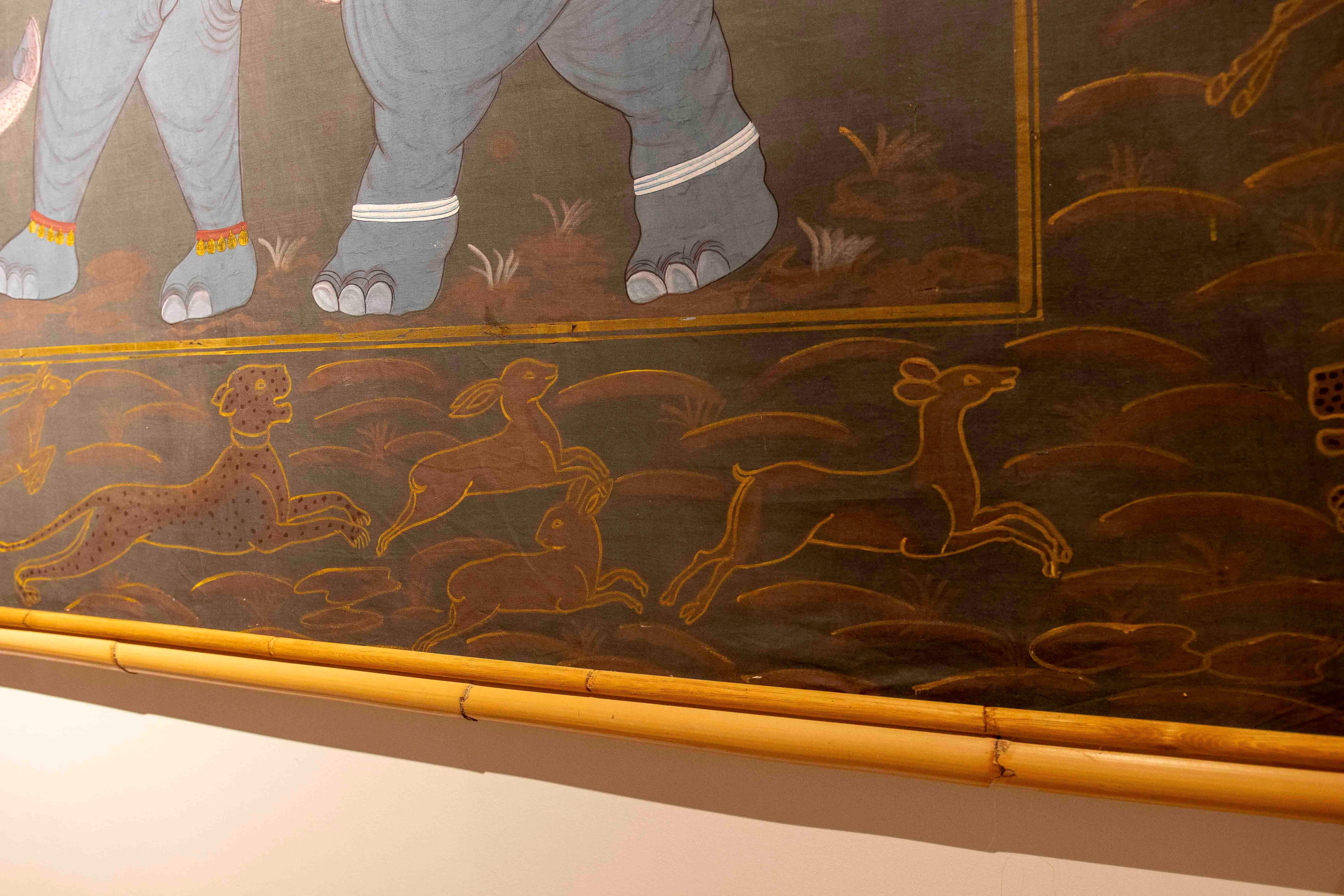 1970s Traditional Indian Painting of a Royal Camel, Rajasthani School For Sale 1