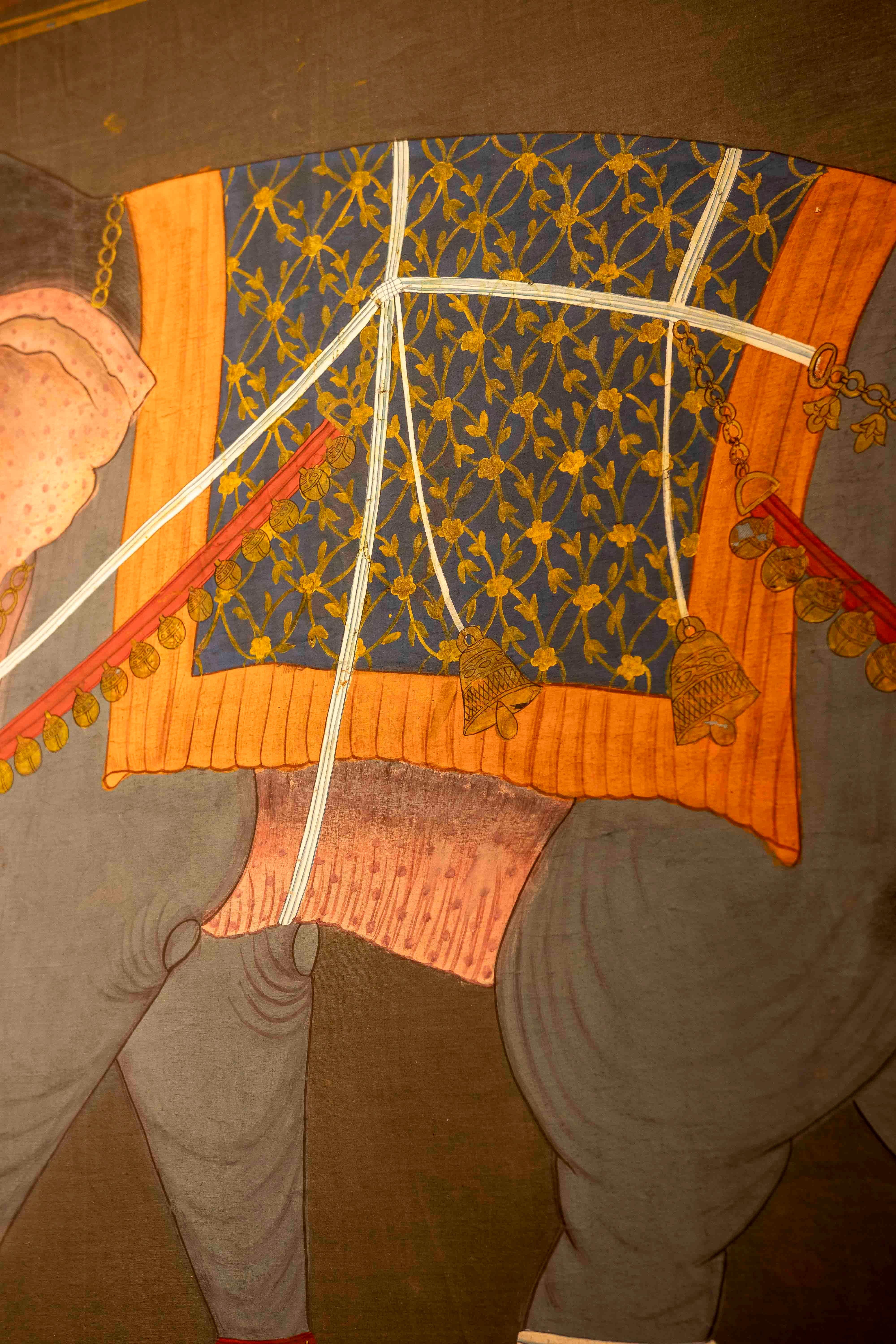 1970s Traditional Indian Painting of a Royal Camel, Rajasthani School For Sale 3