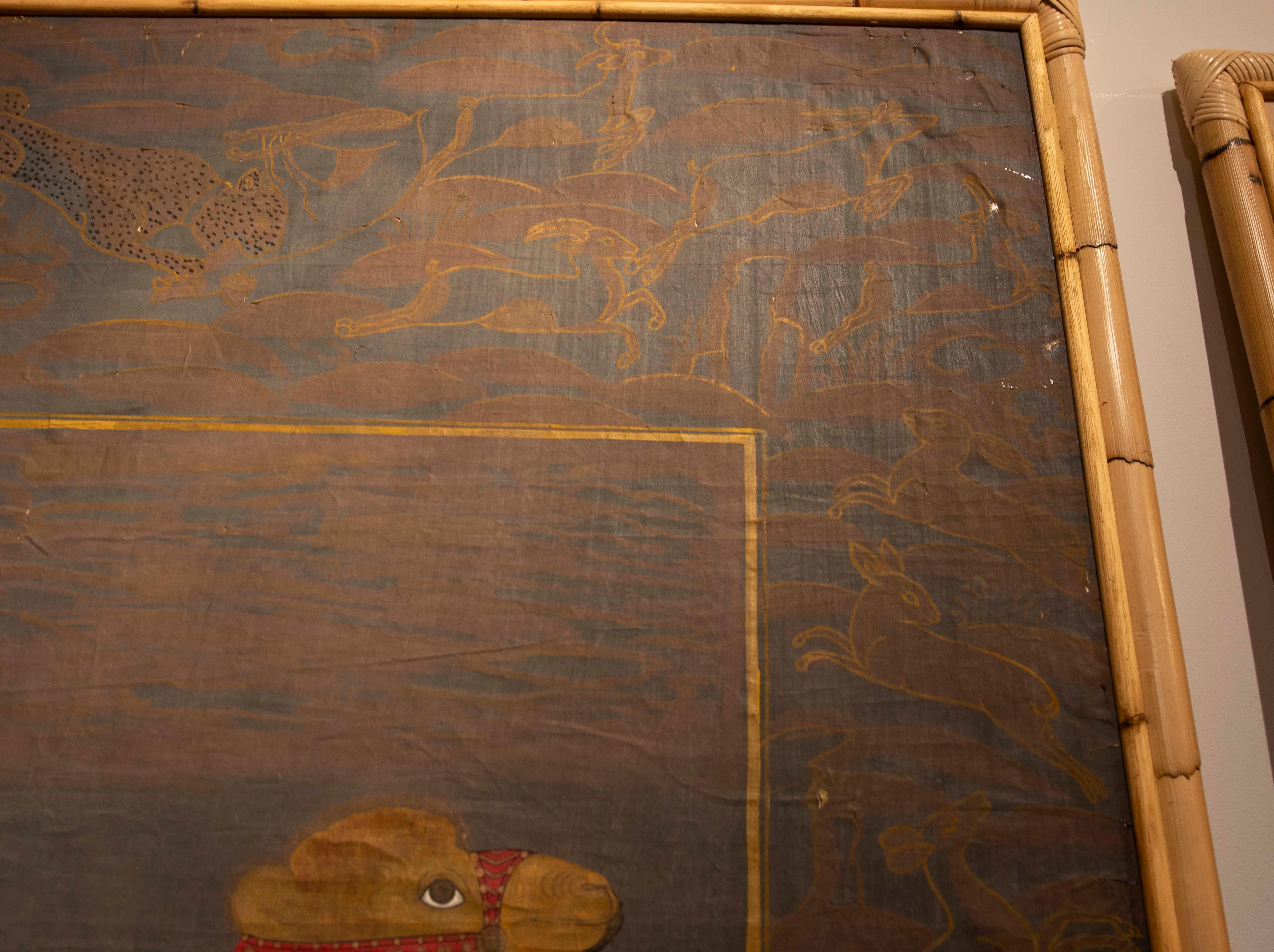 1970s Traditional Indian Painting of a Royal Camel, Rajasthani School For Sale 3