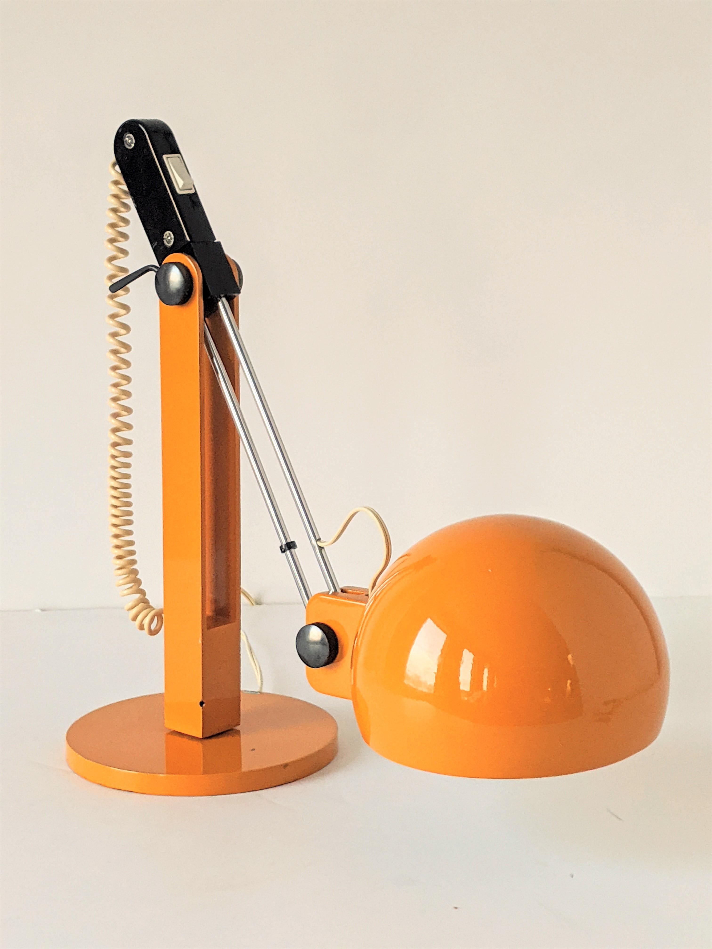 Mid-Century Modern Grande lampe de bureau pivotante Tramo des années 1970, Espagne en vente