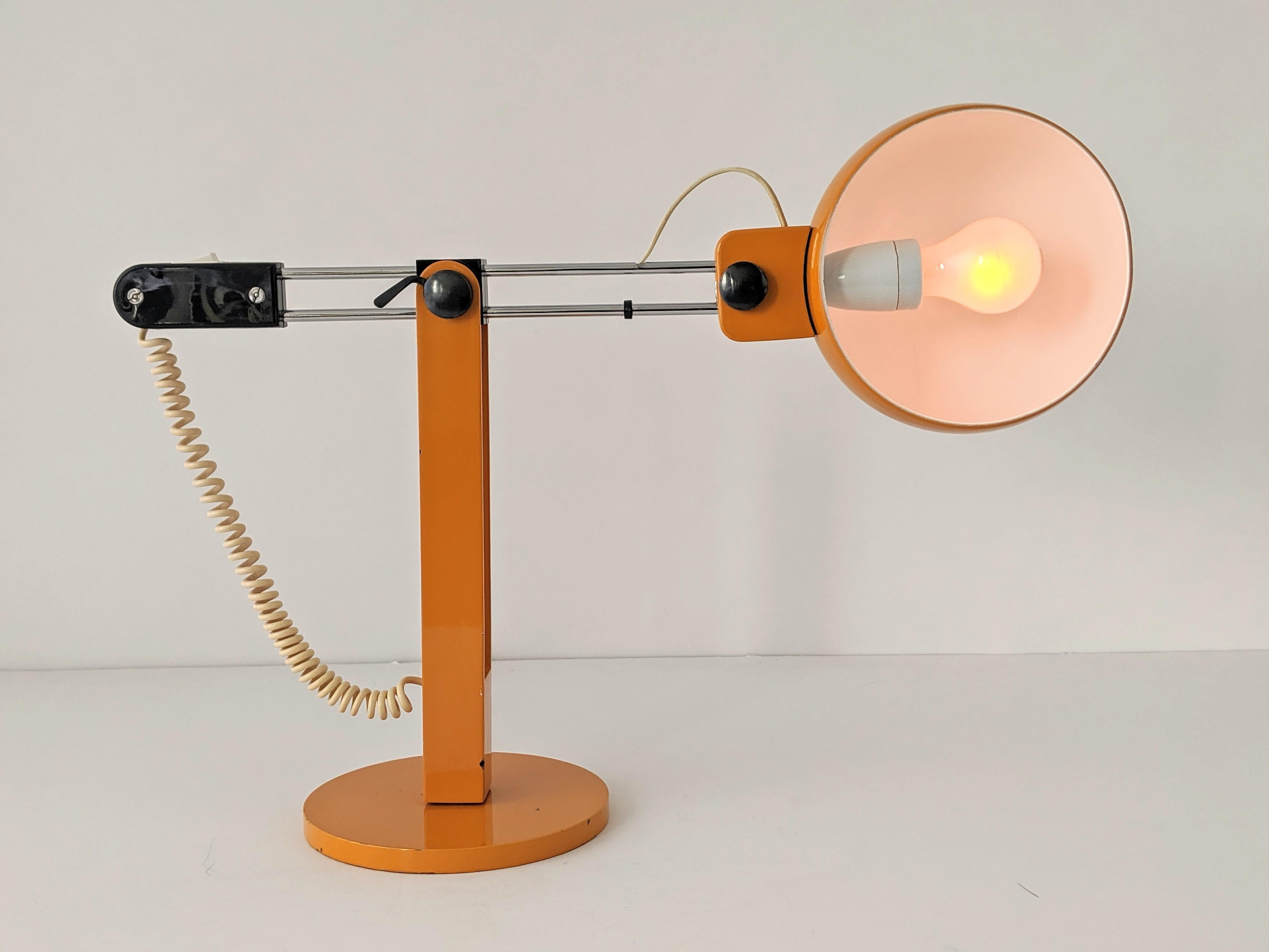 Grande lampe de bureau pivotante Tramo des années 1970, Espagne en vente 1