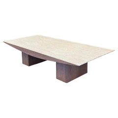 1970'S Travertine Coffee Table