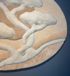 1970s Tree of Life Rug Fiber Art Wall Hanging, Frank Lane Attributed