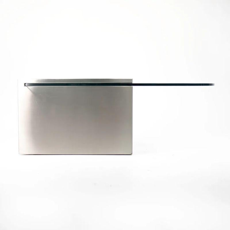 Modern 1970s Triform Cantilevered Coffee Table by J. Wade Beam for Brueton