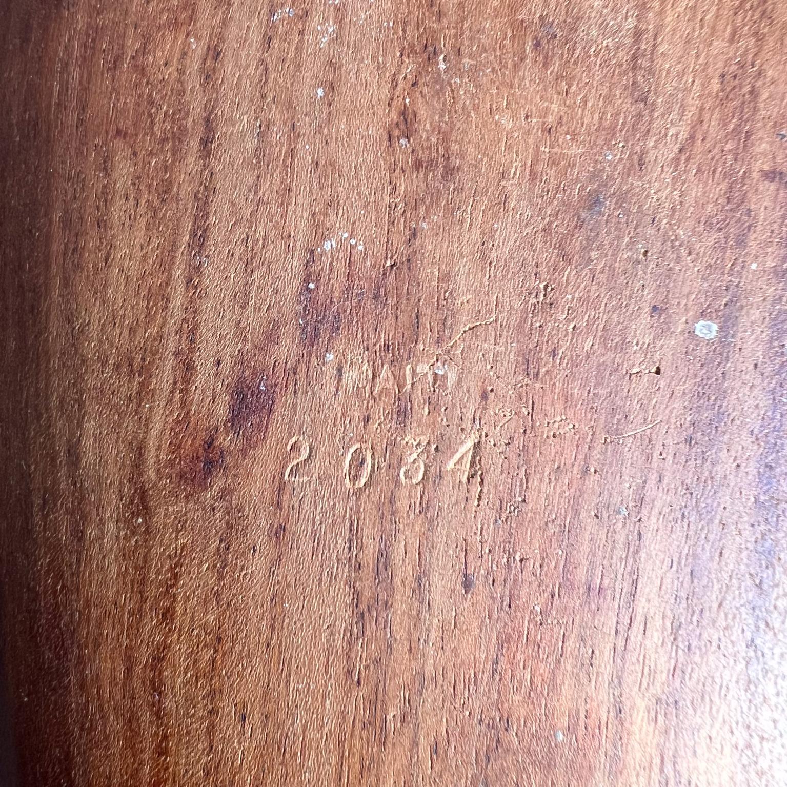 1970s Haitian Tropical Mahogany Sculptural Wood Tray For Sale 7