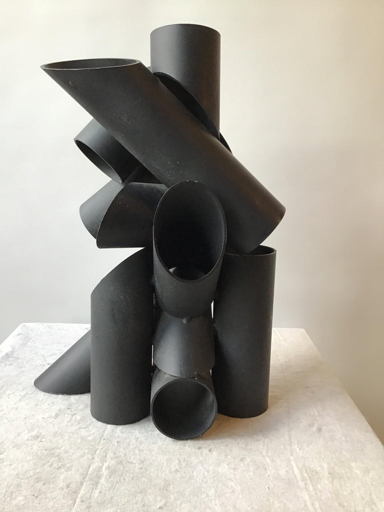 Late 20th Century 1970s Tubular Steel Sculpture For Sale
