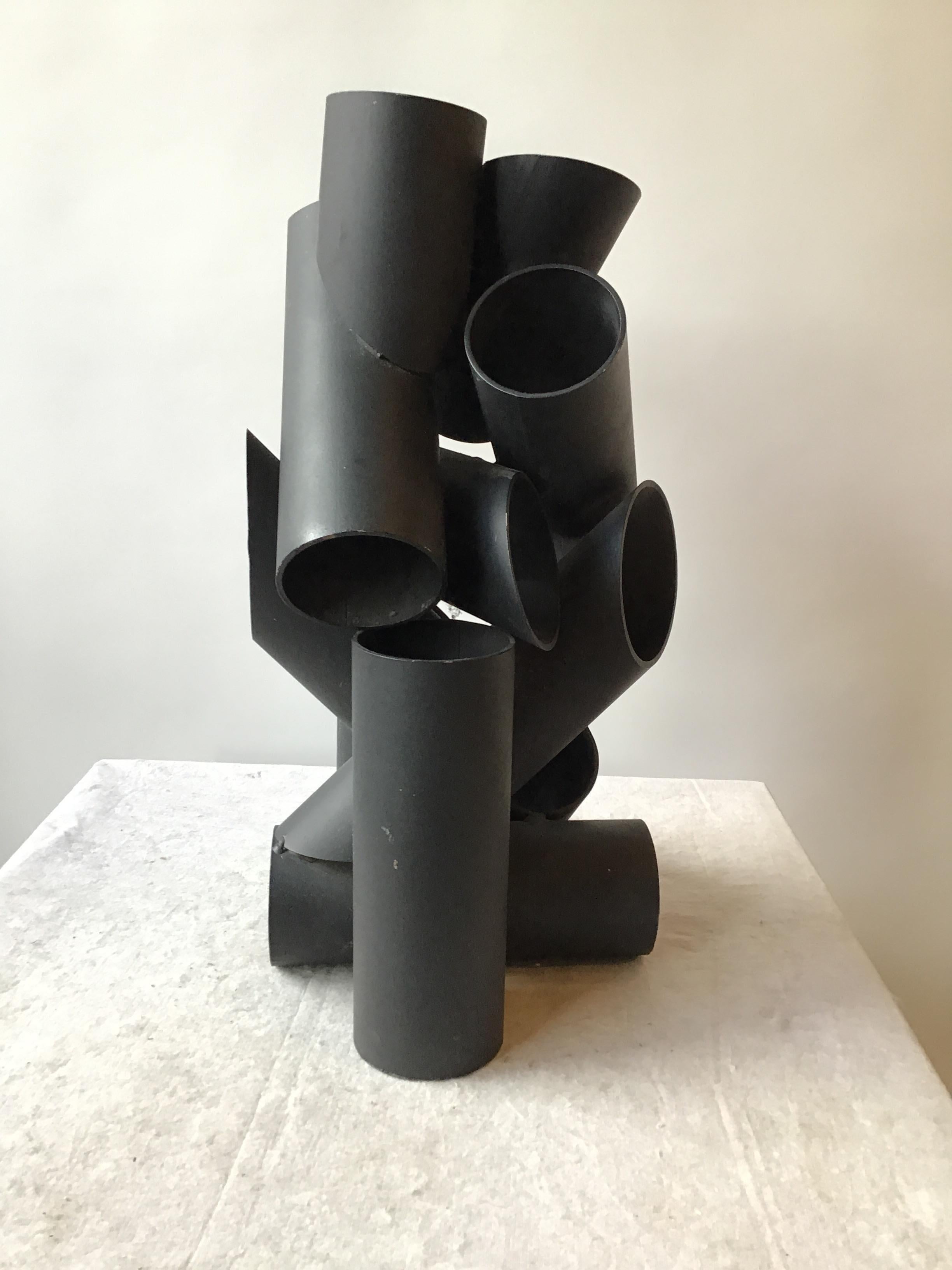 Late 20th Century 1970s Tubular Steel Sculpture For Sale