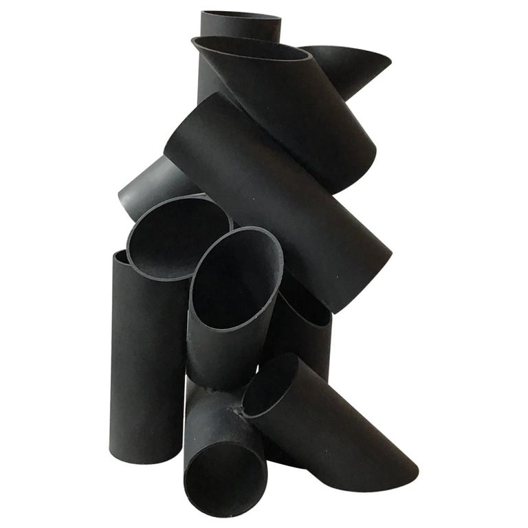 1970s Tubular Steel Sculpture For Sale at 1stDibs