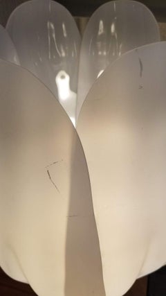 Oversized Acrylic Tulip Lamp in the style of Roger Rougier