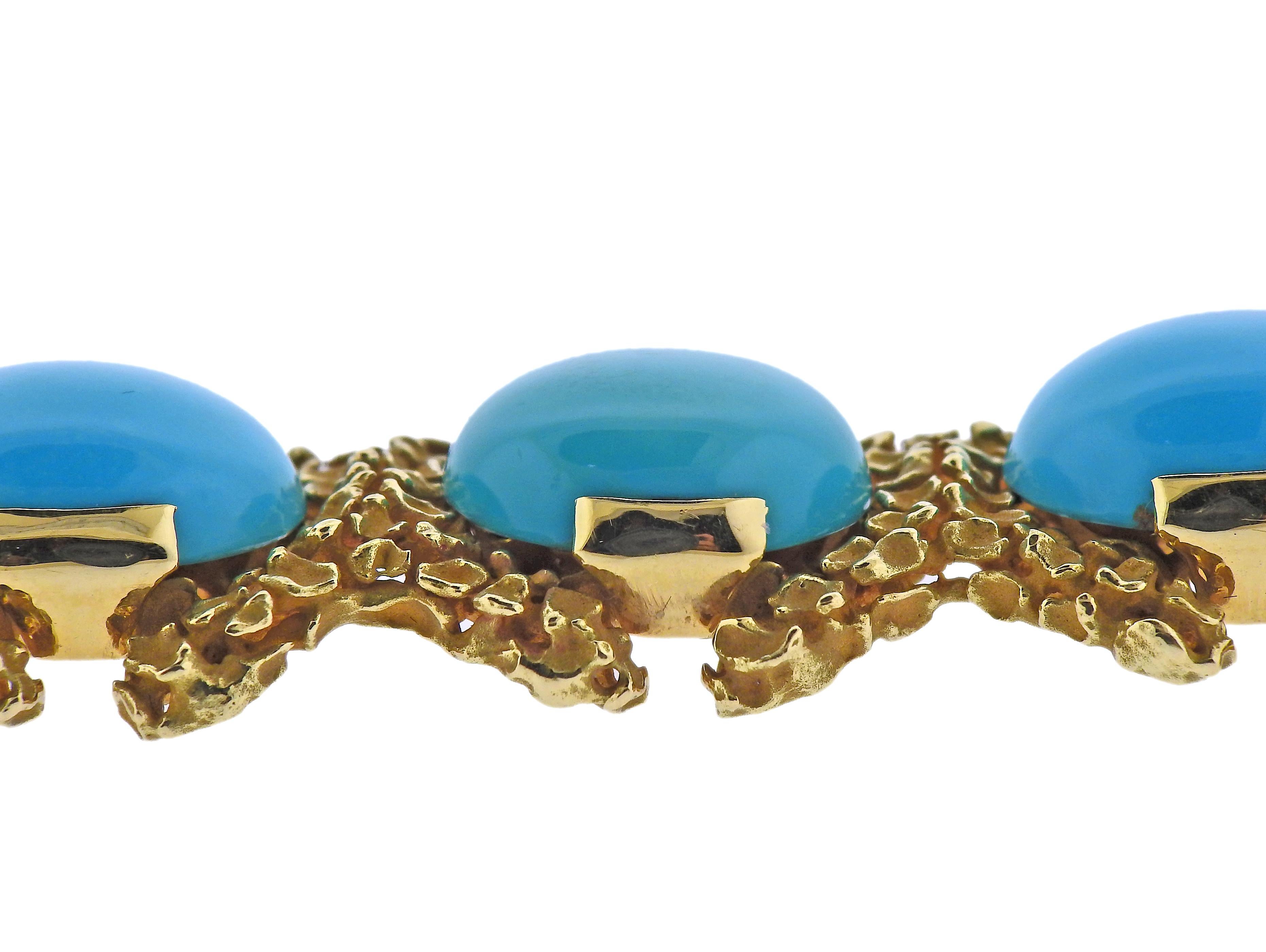 turquoise jewelry from 1970s