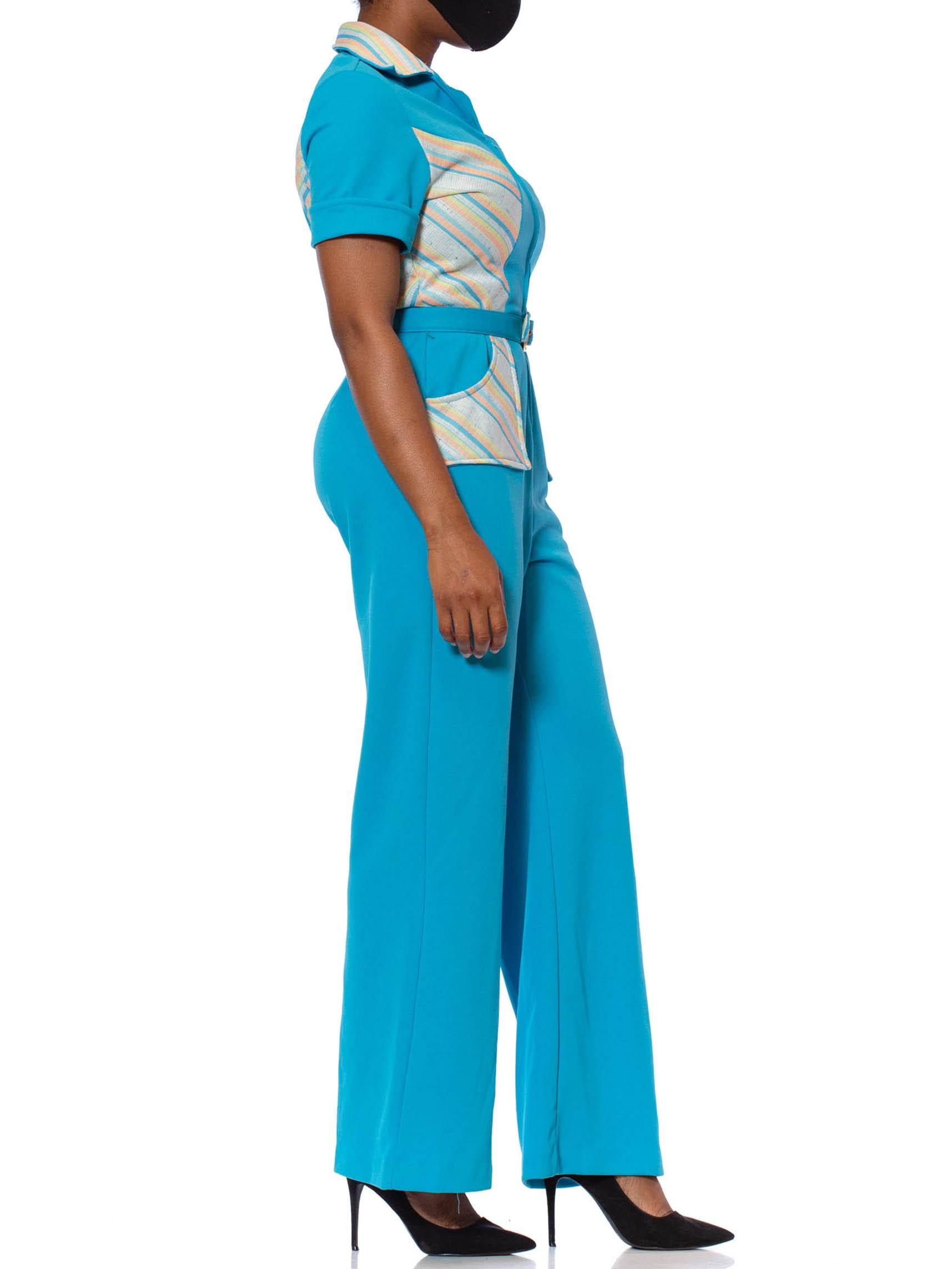 turquoise jumpsuit