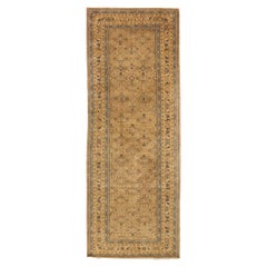 Antiker persischer Mahal-Teppich aus den 1970er Jahren mit feinen geometrischen Mustern