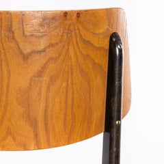 1970s Two Tone Saddle Back Dining Chair, Various Quantities Available