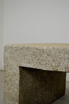 1970s U-Shaped Fiberglass Coffee Table in the style of André Cazenave