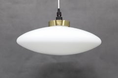 1970s UFO Glass Pendant Light, Czechoslovakia