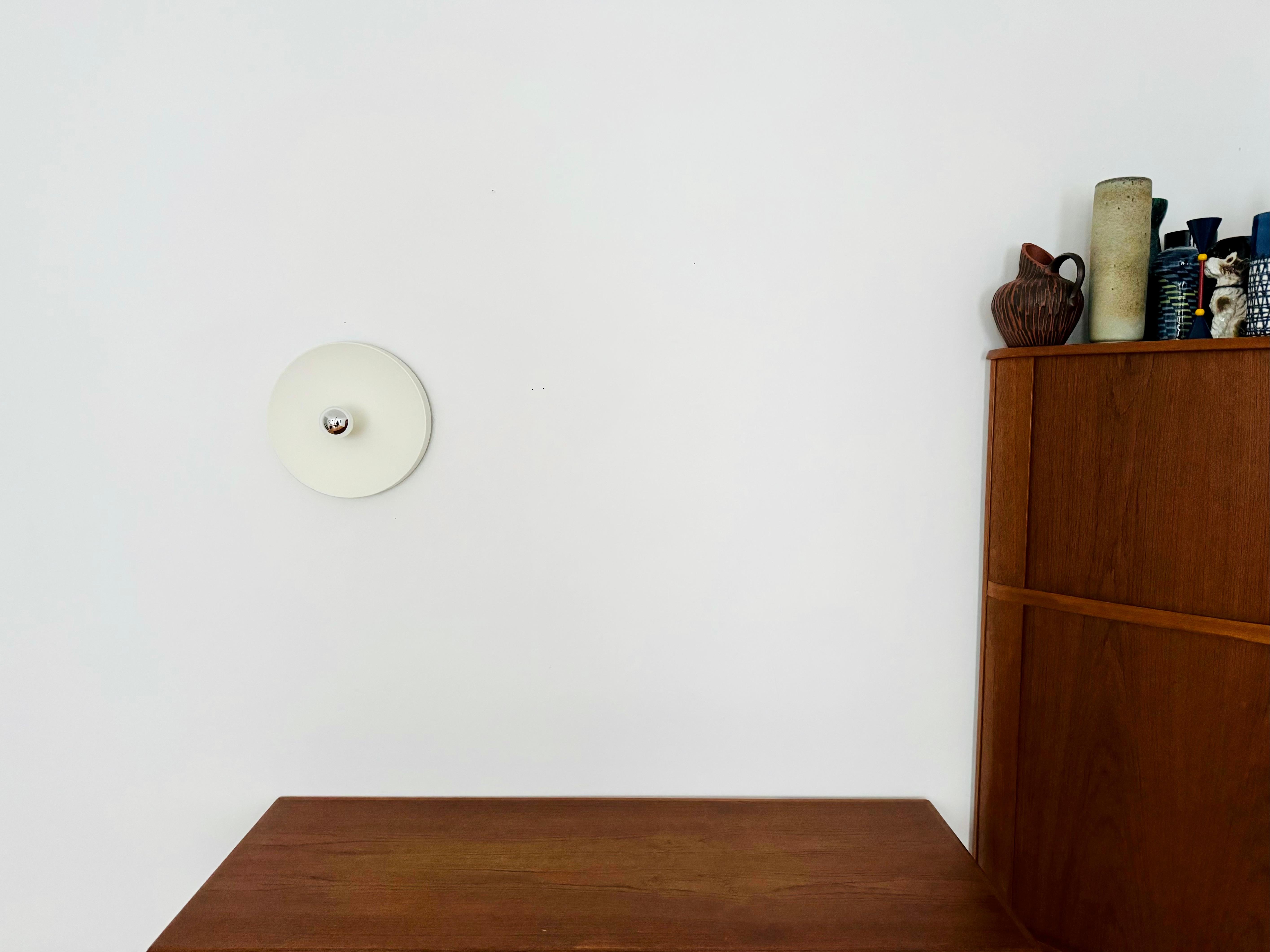 Metal 1970s Ufo Wall or Ceiling Lamp by Staff For Sale