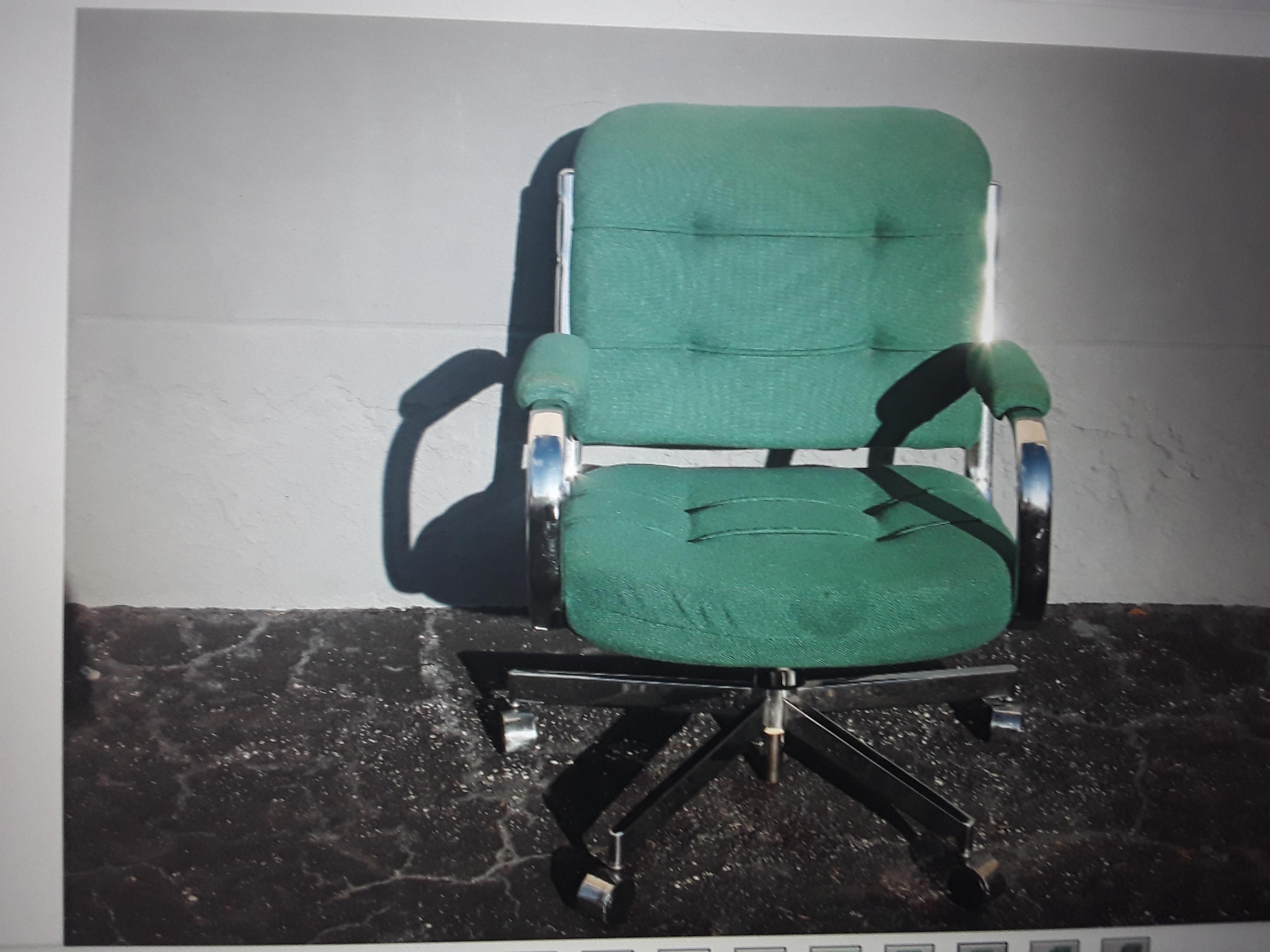 Late 20th Century 1970's Ultra Modern Adjustable Office Desk Chair For Sale