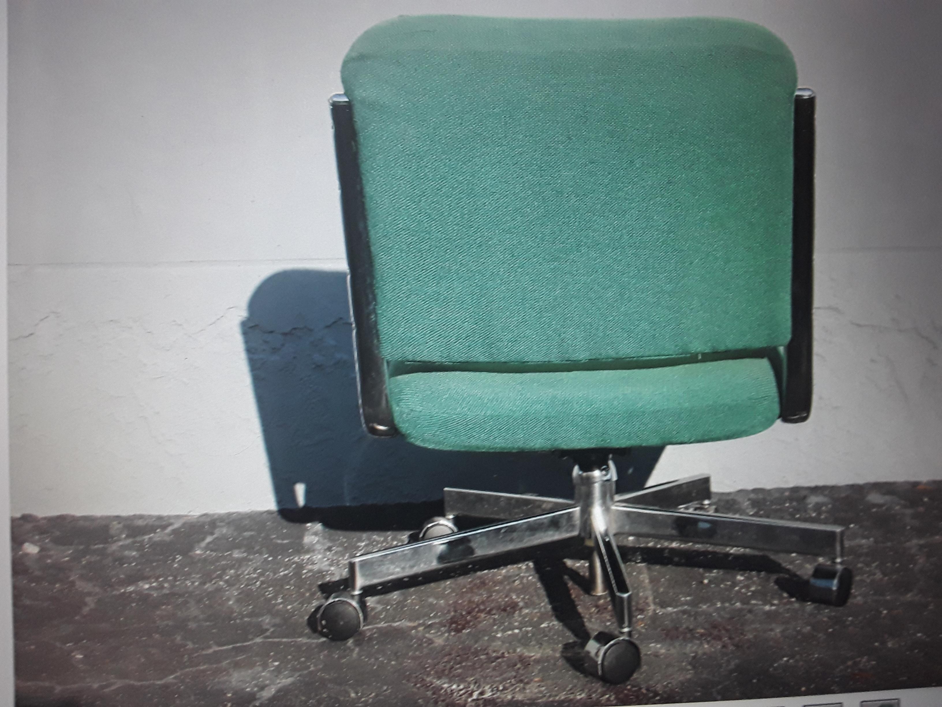 1970's Ultra Modern Adjustable Office Desk Chair For Sale 1