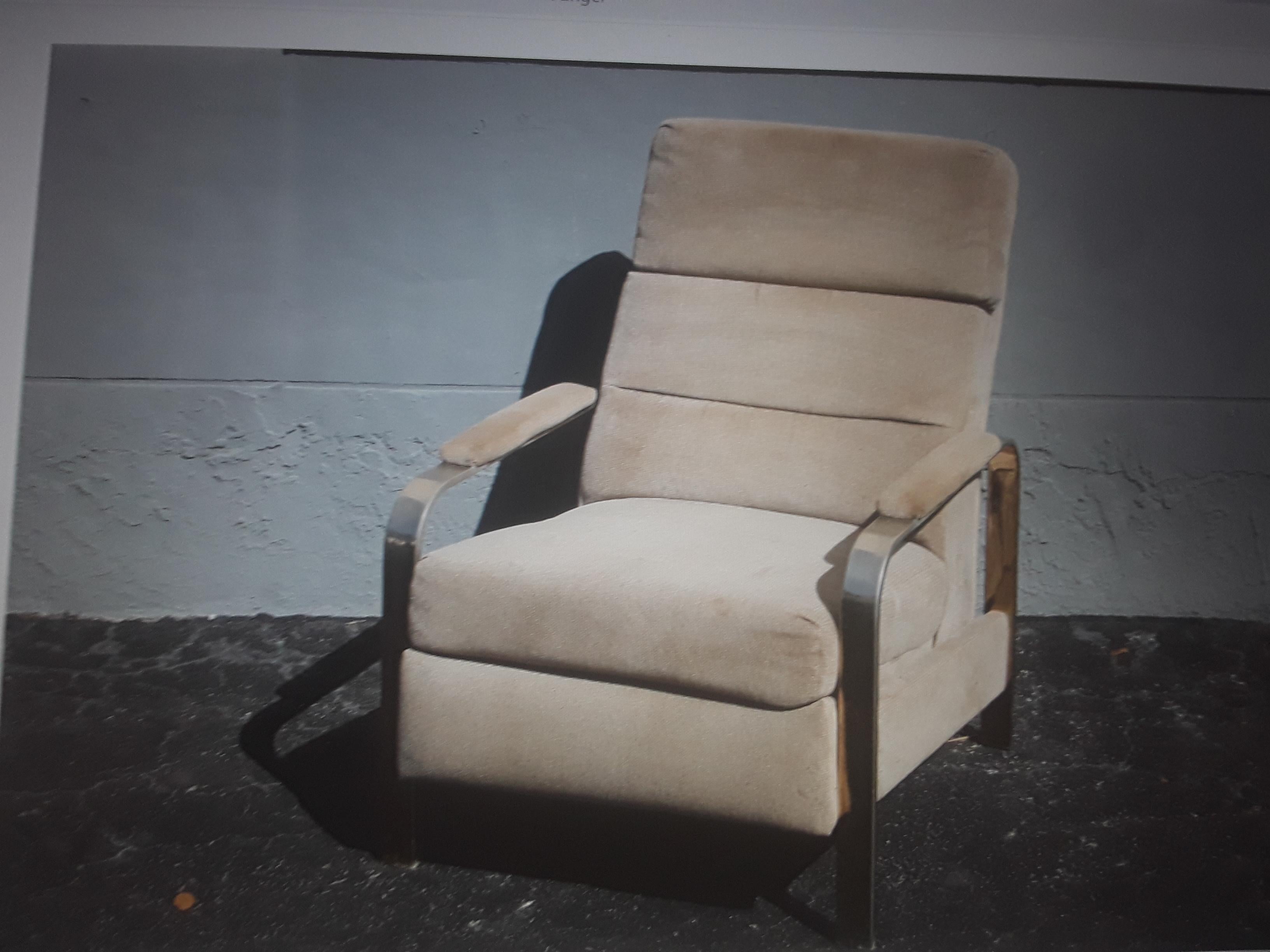 1970's Ultra Modern Nade for Burdines Recliner/ Lounge Chair For Sale 3