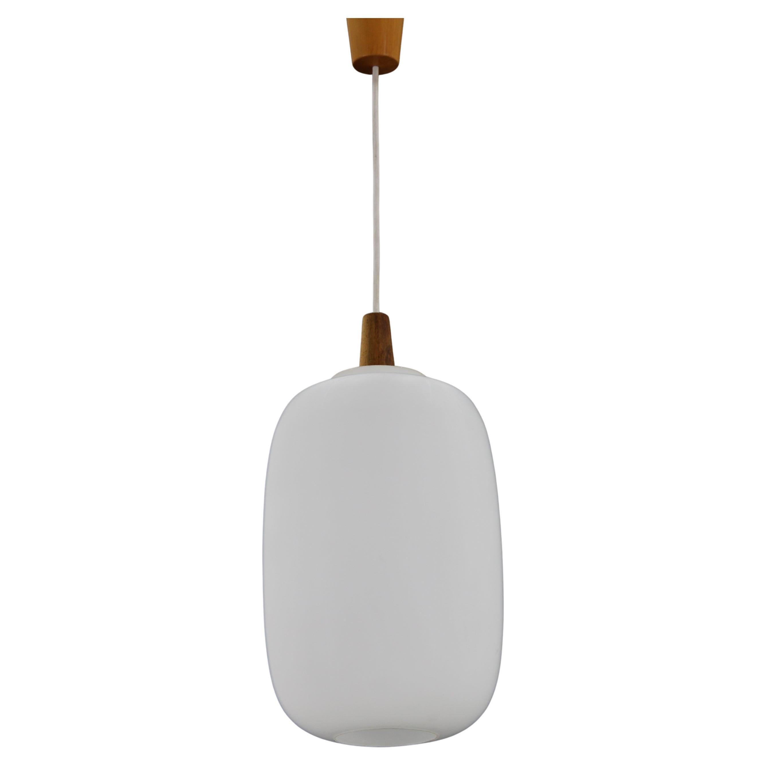 1970s ULUV Glass Pendant, Czechoslovakia