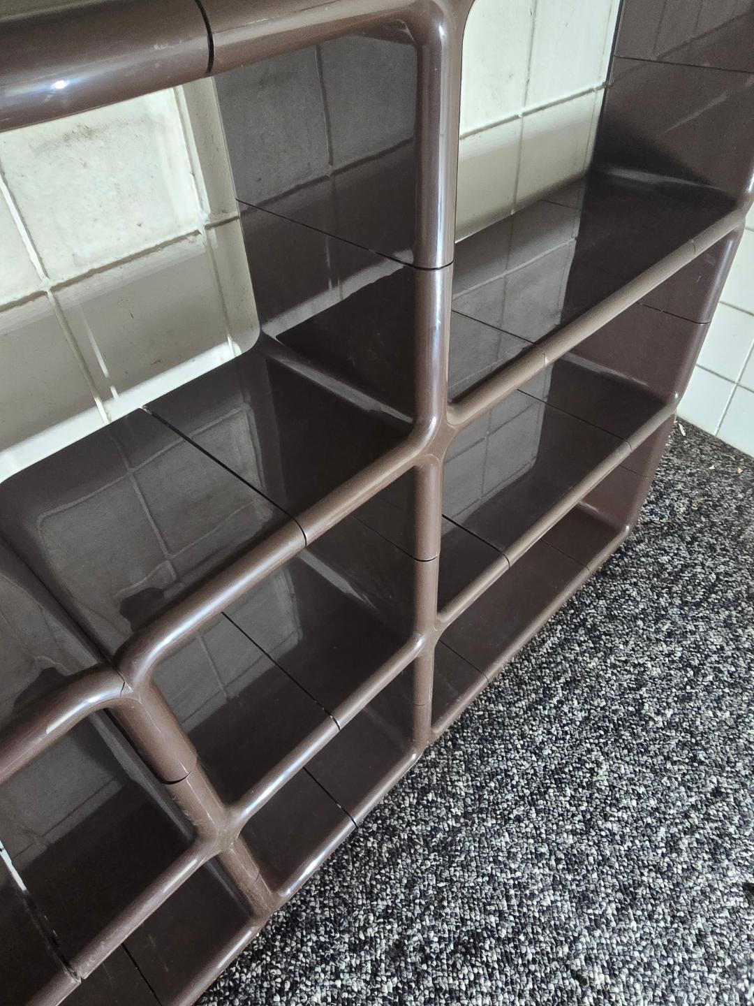 Scaffalatura modulare Umbo degli anni '70 di Kay LeRoy Ruggles per Directional 26 Pezzi in vendita 13