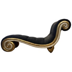 Chaise longue italienne unique des années 1970