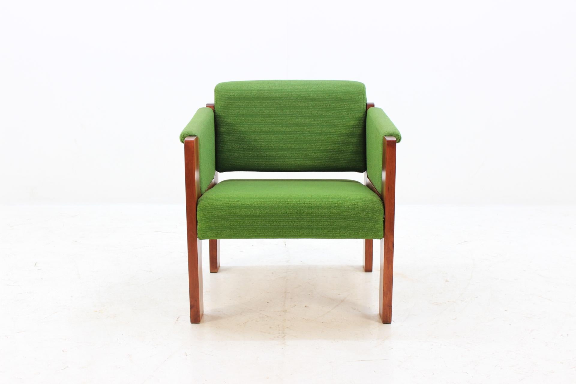 Mid-Century Modern 1970s Design Mid century Unique Lounge Chair, Czechoslovakia For Sale