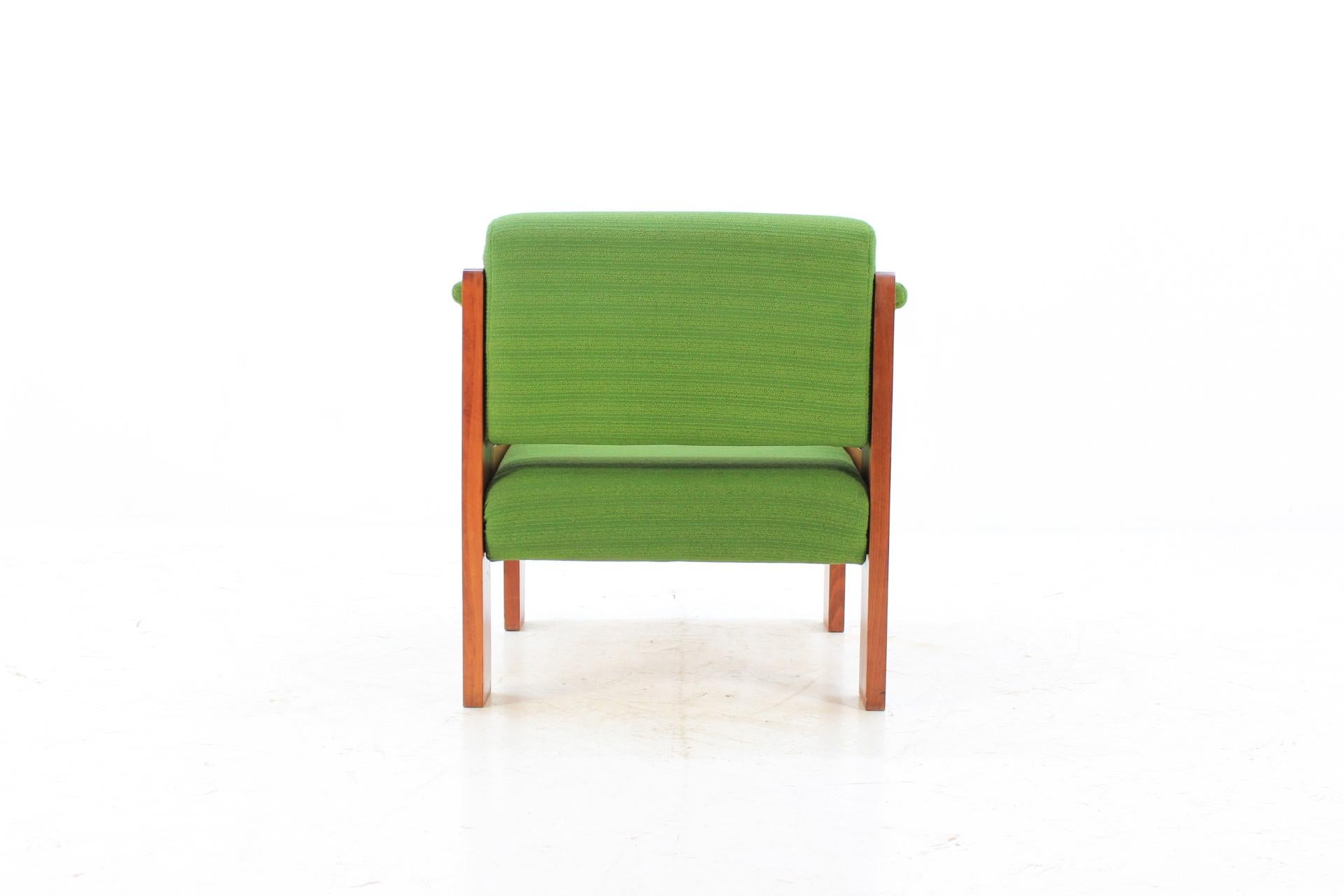 Late 20th Century 1970s Design Mid century Unique Lounge Chair, Czechoslovakia For Sale