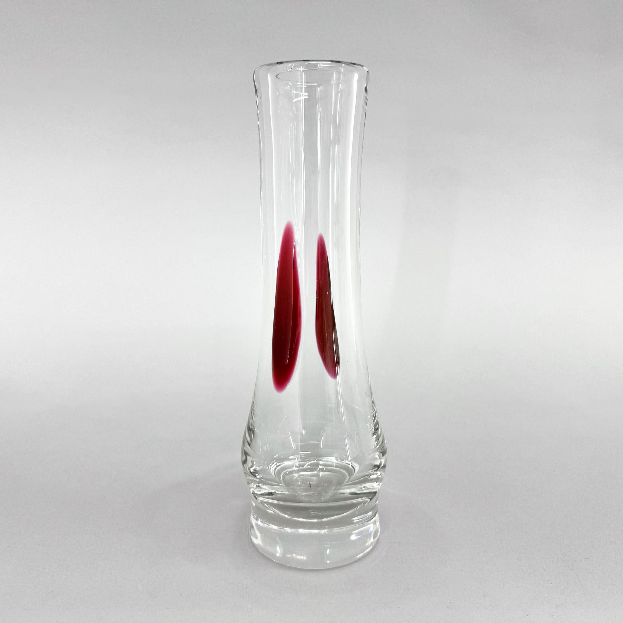 Mid-Century Modern 1970s Unique Set of Glass by Jaroslav Tabara for Lednicke Rovne Glassworks For Sale