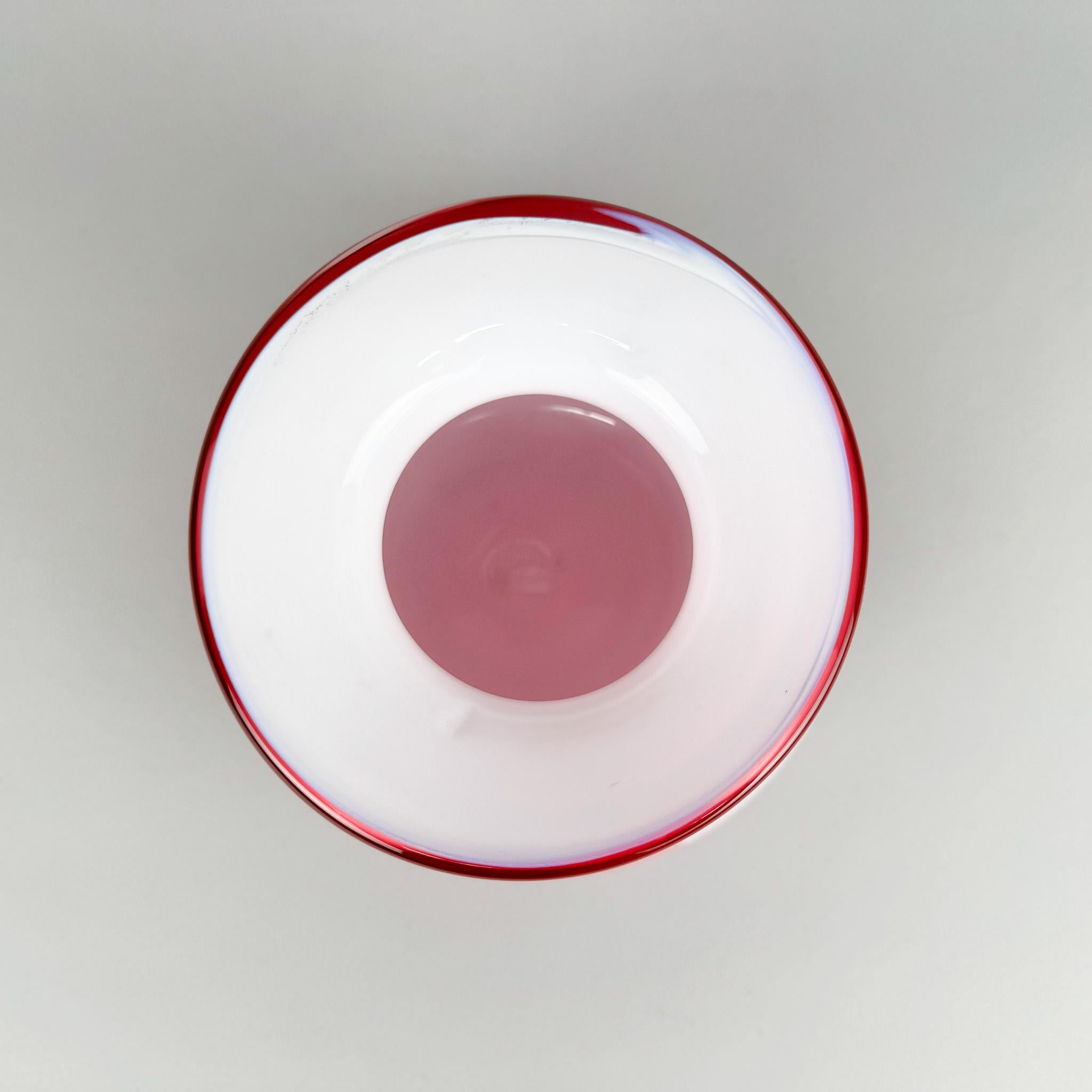 20th Century 1970s Unique Vase Layered Glass For Sale