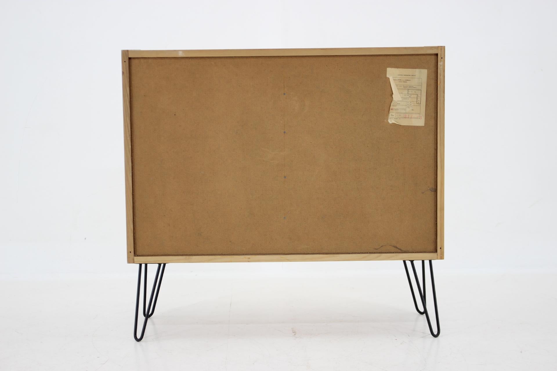 1970s Upcycled Birch Cabinet, Czechoslovakia For Sale 5