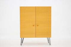 1970s Upcycled Birch Cabinet, Czechoslovakia
