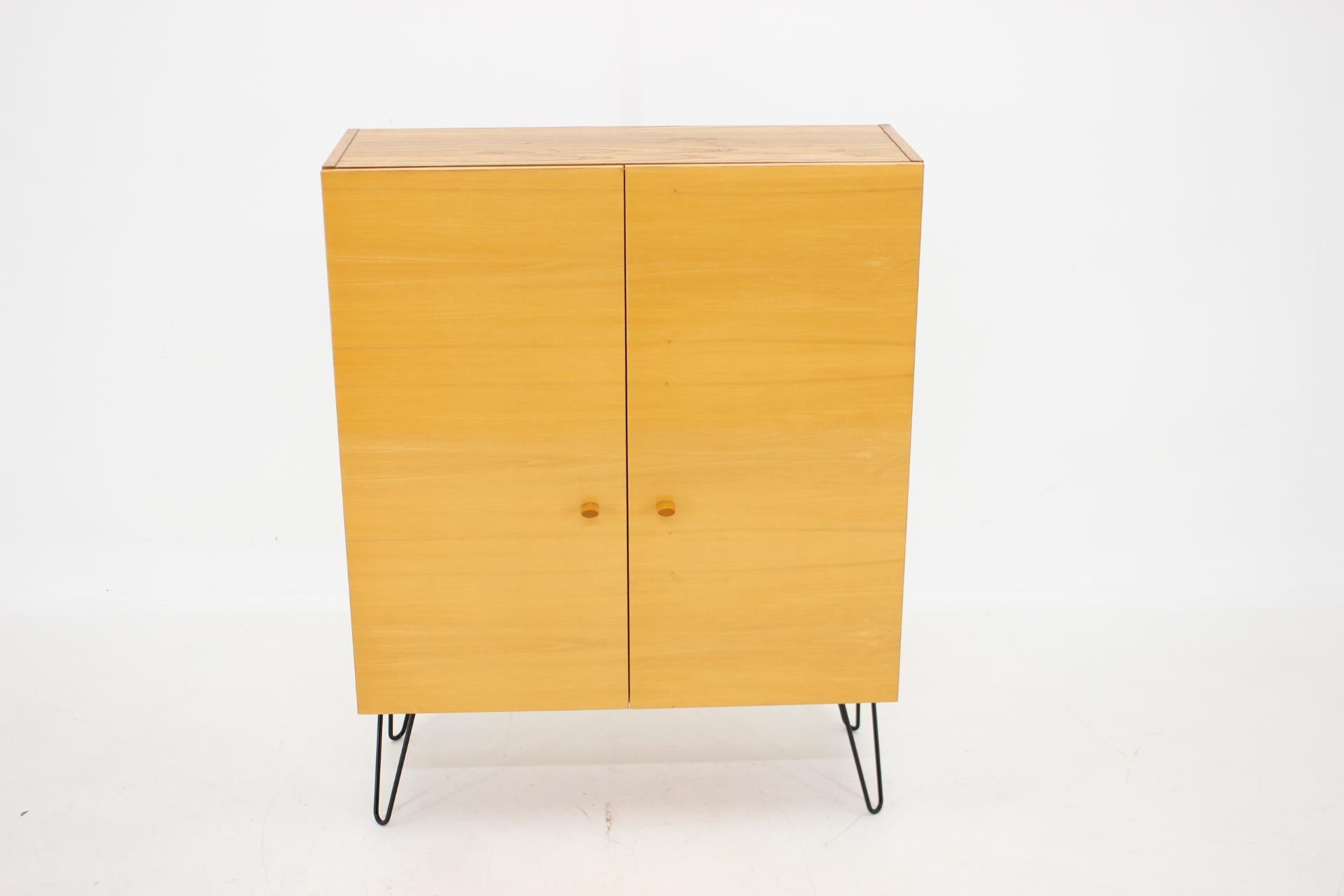 Wood 1970s Upcycled Birch Cabinet, Czechoslovakia For Sale