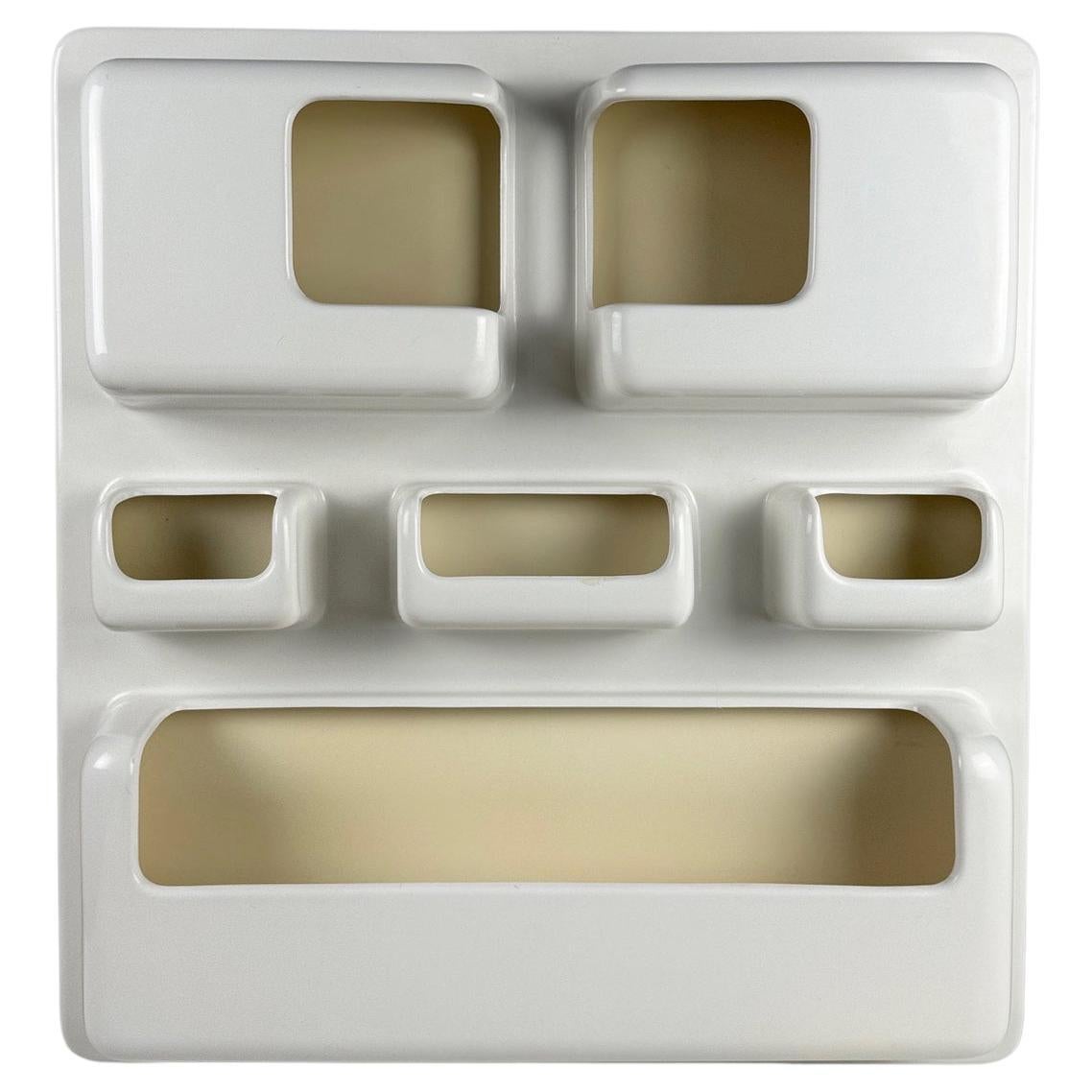 1970er Jahre "Utensilo" Wandorganisator, Giorgio de Ferrari für Elco, Italienisches Space Age im Angebot