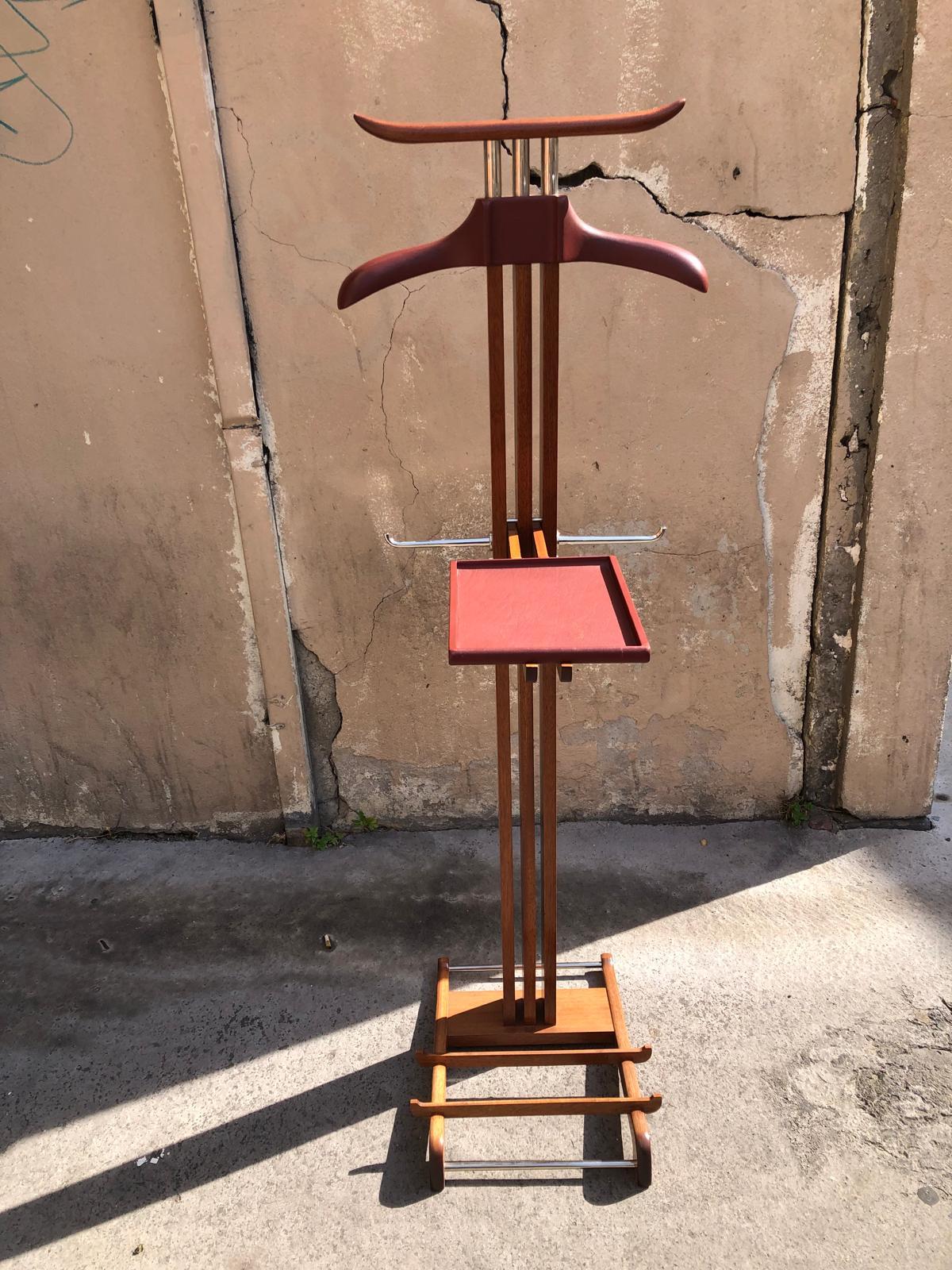 Valet porte vétements anni '70 di Paul Dupre-Lafon per Hermès in vendita 6