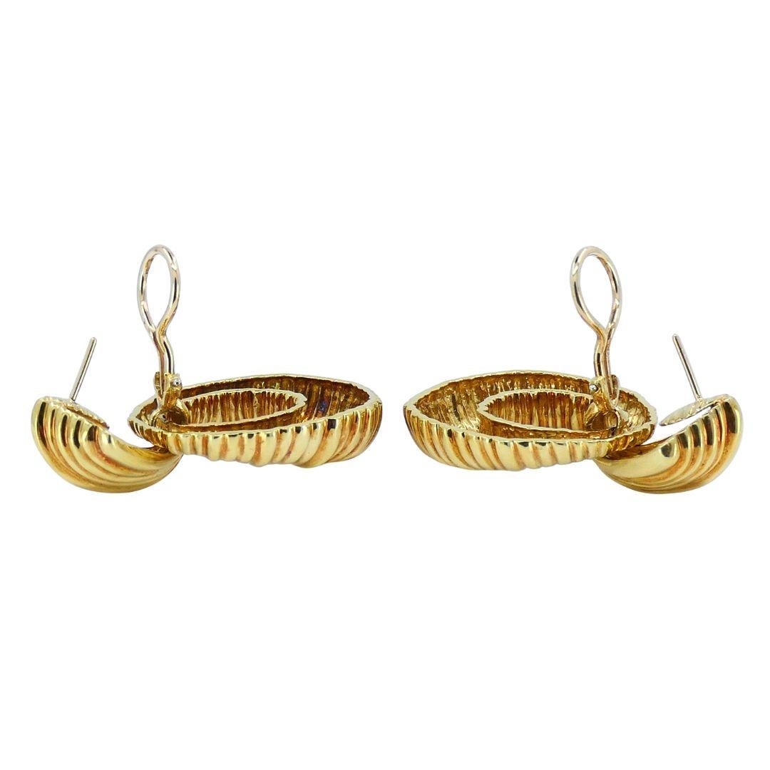 Boucles d'oreilles à clip en or 18k Van Cleef & Arpels des années 1970 en vente 6